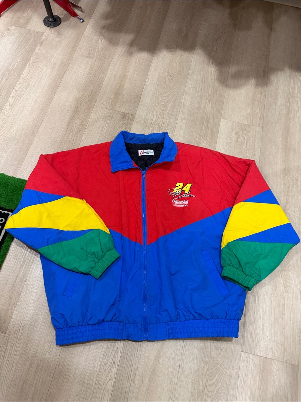 Competitors View 24 Racing Colorblock Bomber Jacket - Multicolor XL